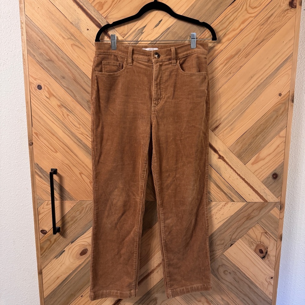 Loft Brown Corduroy Pants sz6